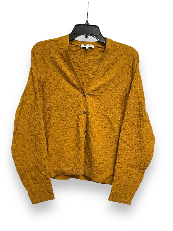 Women's Czech Wool SweatersCardigan By Madewell In Yellow, Size: Xl