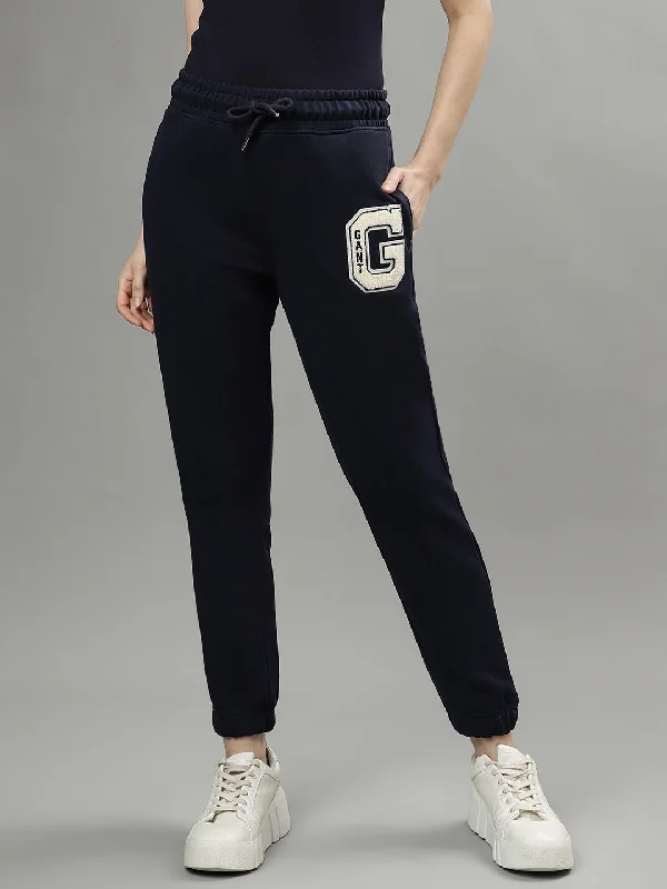 Women's Blouse with ButtonsGant Women Solid Relaxed Fit Trackpant