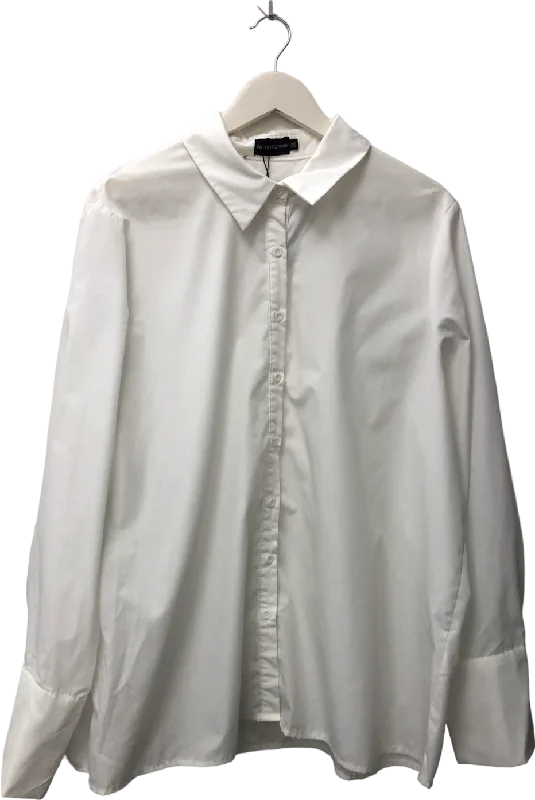 Women's Bosnian Wool SweatersPrettyLittleThing White Cotton Button Shirt One Size