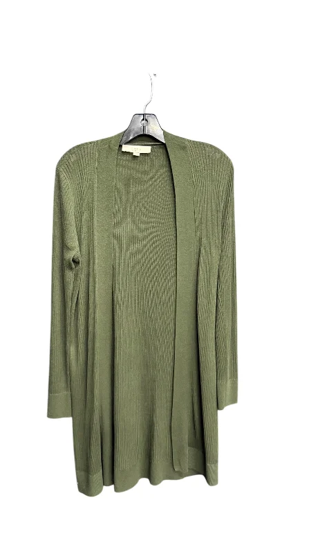 Women's Shirt Collar SweatersSweater Cardigan By Loft In Green, Size: S