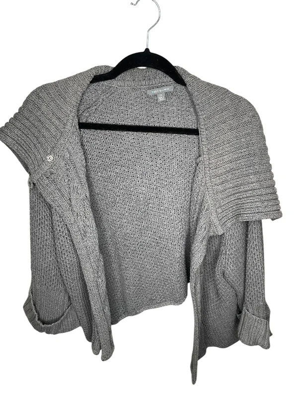 Women's Patterned SweatersCardigan By Apt 9 In Grey, Size: 1x