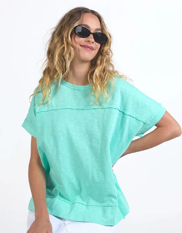 Women's Blouse with PeterAllison Tee - Neon Mint