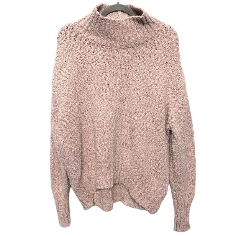 Women's V-Neck Woolen SweatersSweater By Cynthia Rowley In Pink, Size: L