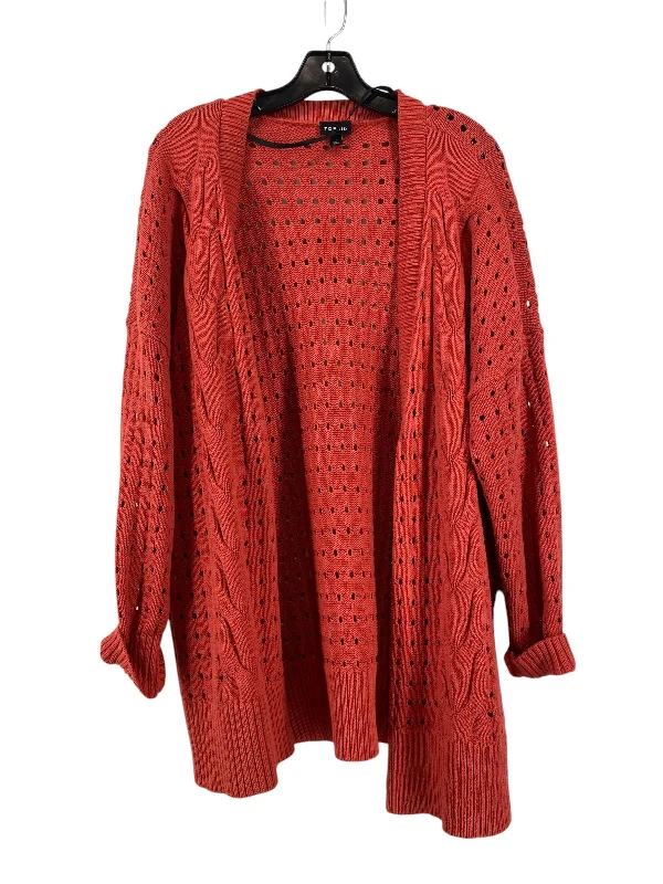 Women's Ukrainian Wool SweatersSweater Cardigan By Torrid In Red, Size: 1x