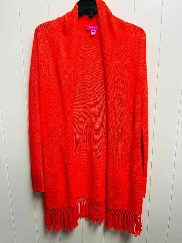 Women's Lithuanian Wool SweatersSweater Cardigan By Lilly Pulitzer In Orange, Size: S