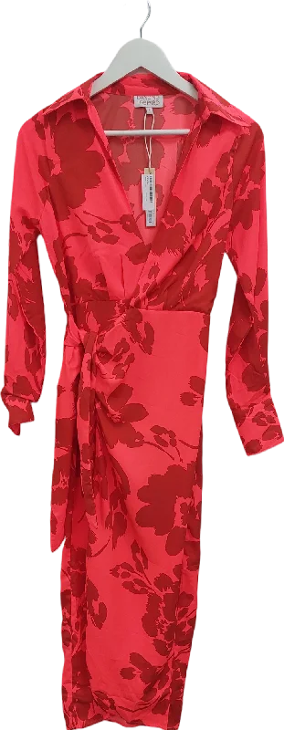 Women's Chunky Knit SweatersDancing Leopard Frankie Dress In Red Floral UK 6