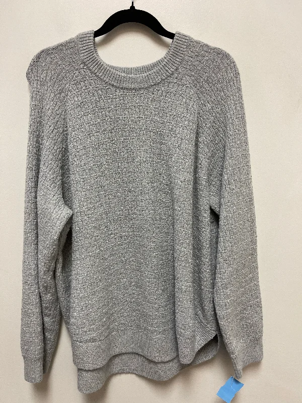 Women's Knitted SweatersSweater By St Johns Bay In Grey, Size: 2x