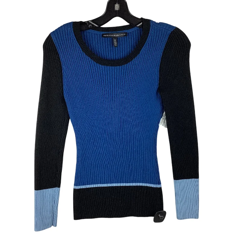 Women's Peter Pan Collar SweatersSweater By White House Black Market In Blue, Size: Xs