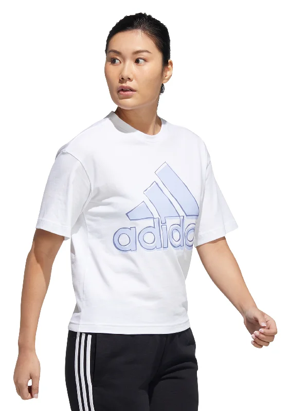 Women's Patterned BlouseAdidas Womens Big Logo Tee <BR> HB5100