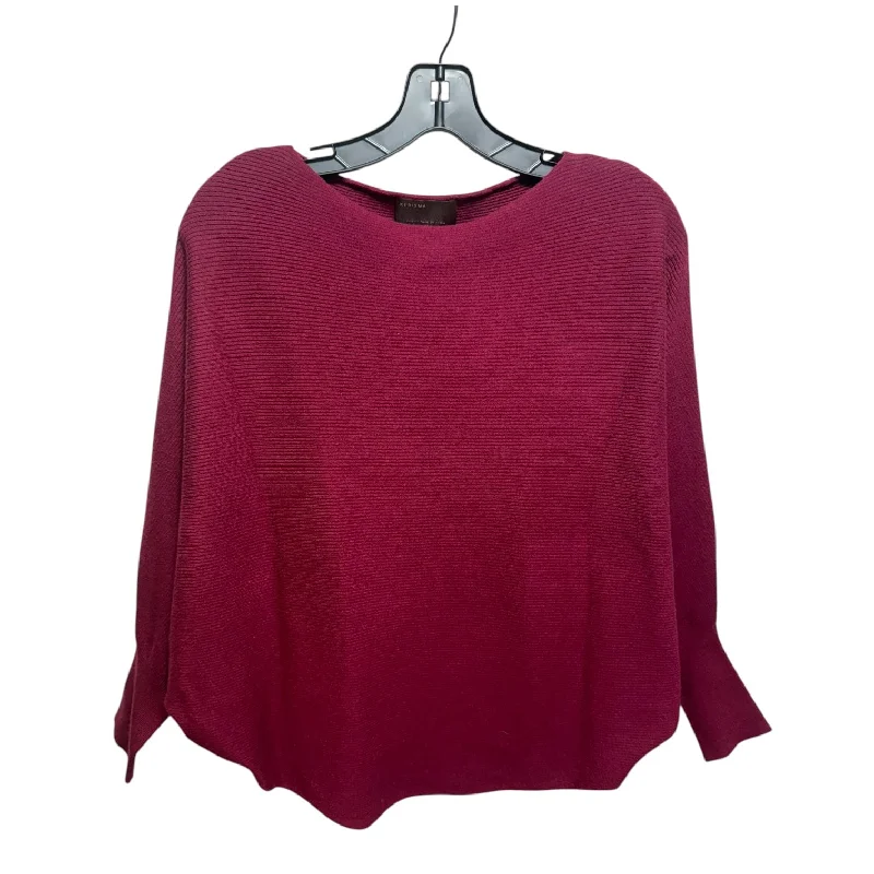 Women's Keyhole Collar SweatersSweater By Kerisma In Maroon, Size: S