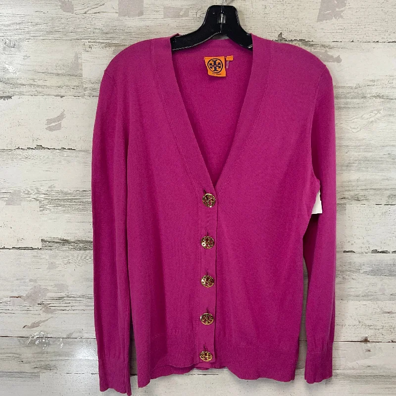 Women's Norwegian SweatersCardigan By Tory Burch In Pink, Size: L