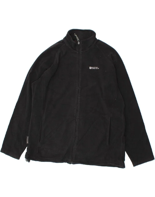 Women's Windbreaker CoatsMOUNTAIN WAREHOUSE Womens Fleece Jacket UK 20 2XL Black Polyester