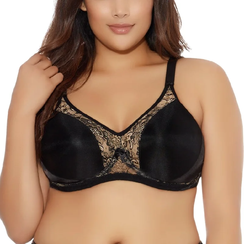 women's pajamas for those who seek ultimate relaxationlace-embellished bralette and panties setsYvette Smooth GD6750 Black