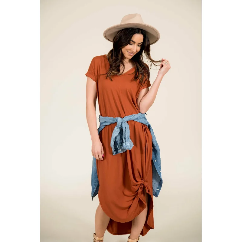 Women's Mini DressesSo Soft V-Neck Short Sleeve Maxi