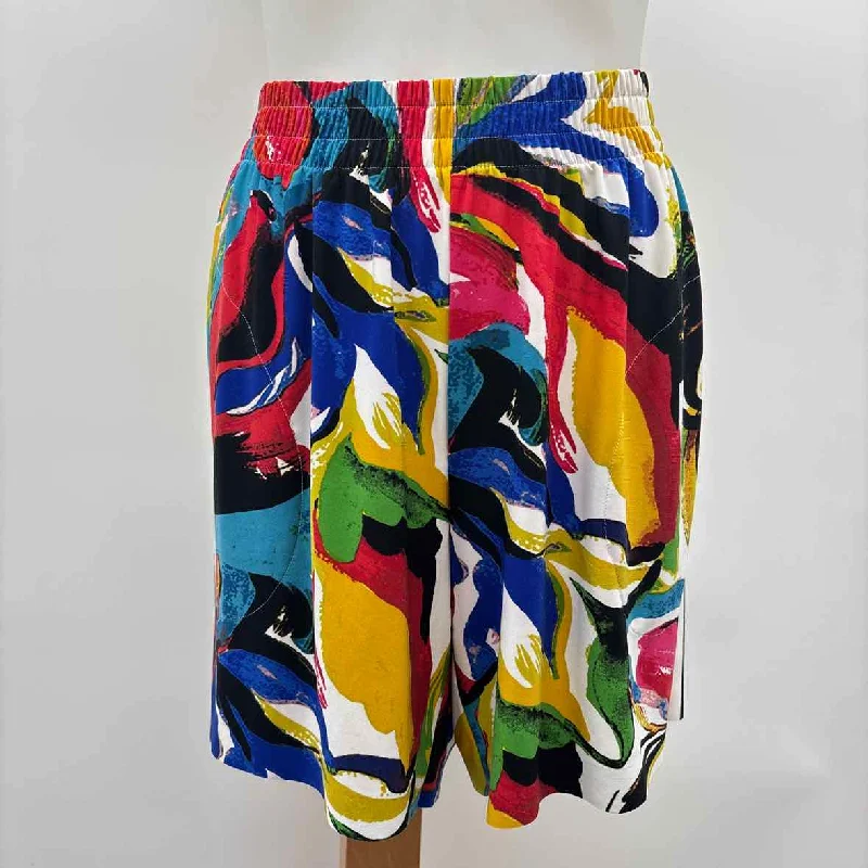 Women's Cropped PantsNorma Kamali Women's Size S White Abstract Shorts