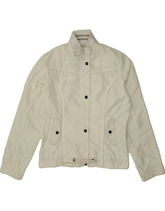 Women's Quilted CoatsCARRERA Womens Bomber Jacket UK 14 Medium White