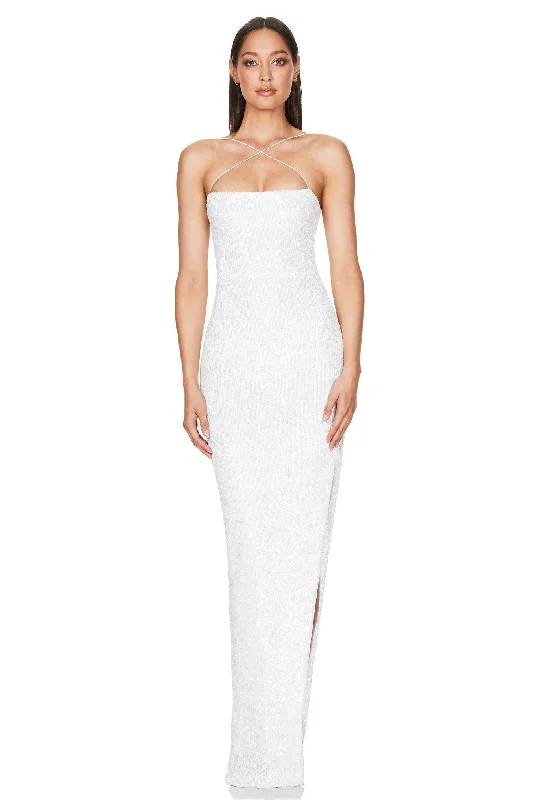 Women's Square-Neck DressesNookie Leilani Gown - White