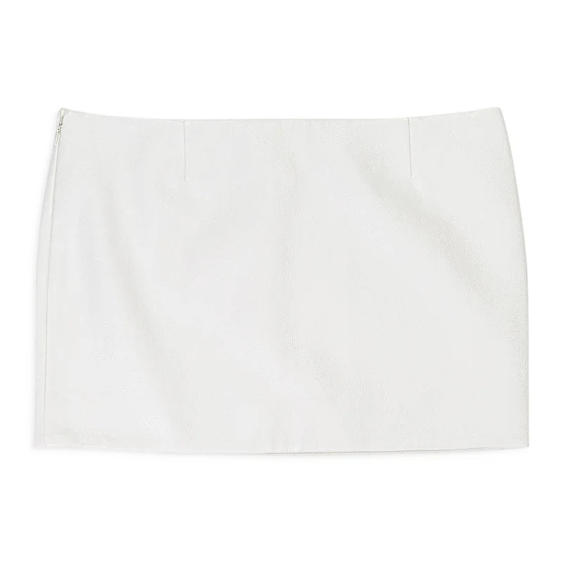 Women's Linen SkirtsPALM WHITE SKIRT