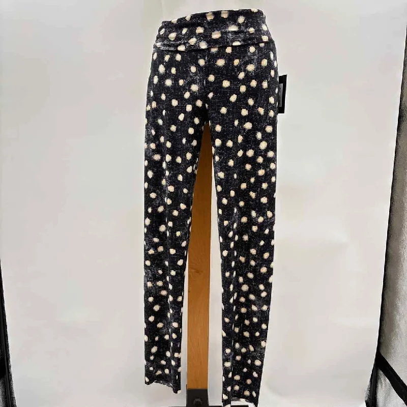 Women's Jodhpurs with Sweetheart CollarNorma Kamali Women's Size M Gray Spotted Pants