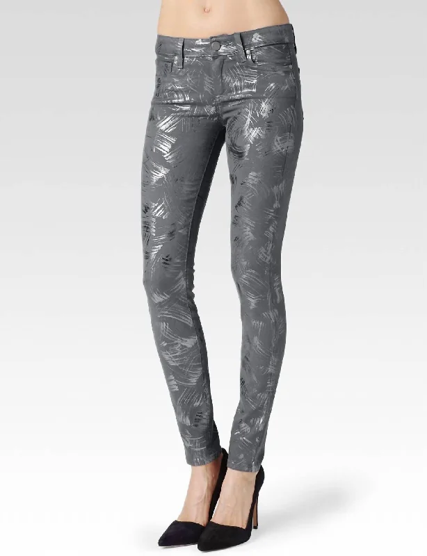 Women's Jodhpurs with Narrow CollarSurrealism Verdugo Ultra Skinny Mid Rise Jeans In Gray