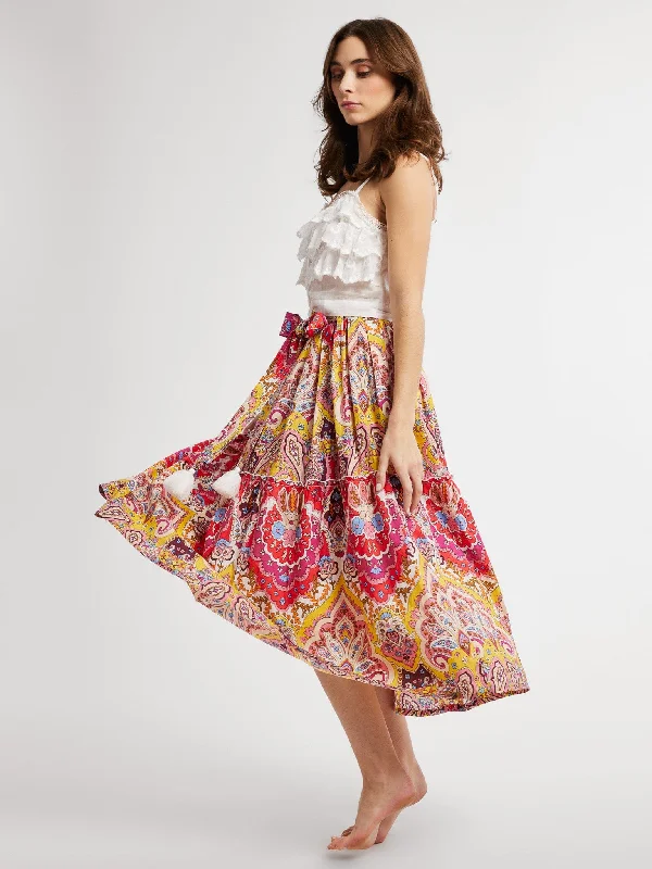 Women's Solid Color SkirtsFrançoise Skirt in Zanzibar