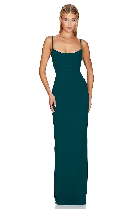 Women's Cold-Shoulder DressesNookie Bailey Maxi Dress - Teal