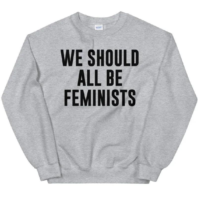 Women's Hooded Sweatshirts with Zipper PocketsWe Should All Be Feminists -- Sweatshirt