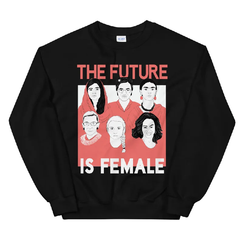 Women's Hooded Sweatshirts with Ribbed LiningThe Future Is Female -- Sweatshirt