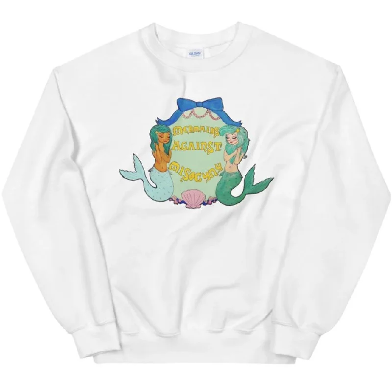 Women's Hooded Sweatshirts with ZipperMermaids Against Misogyny -- Sweatshirt