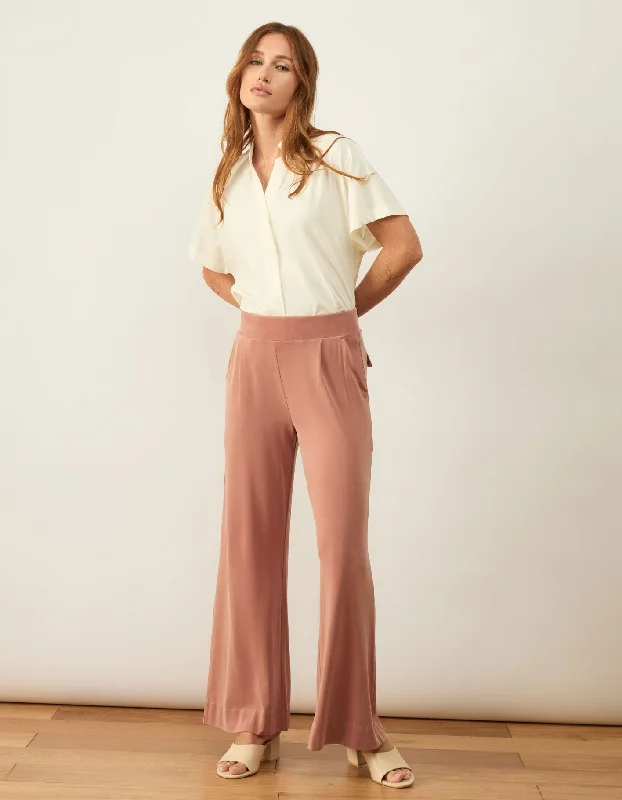 Women's Jodhpurs with Keyhole CollarLaid Back Pleated Trousers