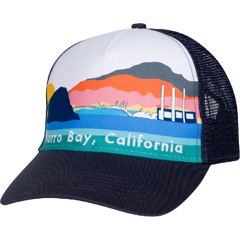 Women's Hooded Sweatshirts with ThumbholesMorro Bay California Trucker Hat