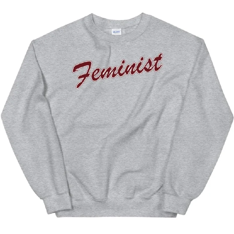 Women's Hooded Sweatshirts with Spandex LiningFeminist (Varsity) -- Sweatshirt