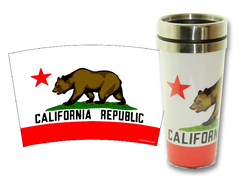 Women's Hooded Sweatshirts with Silk LiningCalifornia Republic Insulated Stainless Steel Lined Tumbler