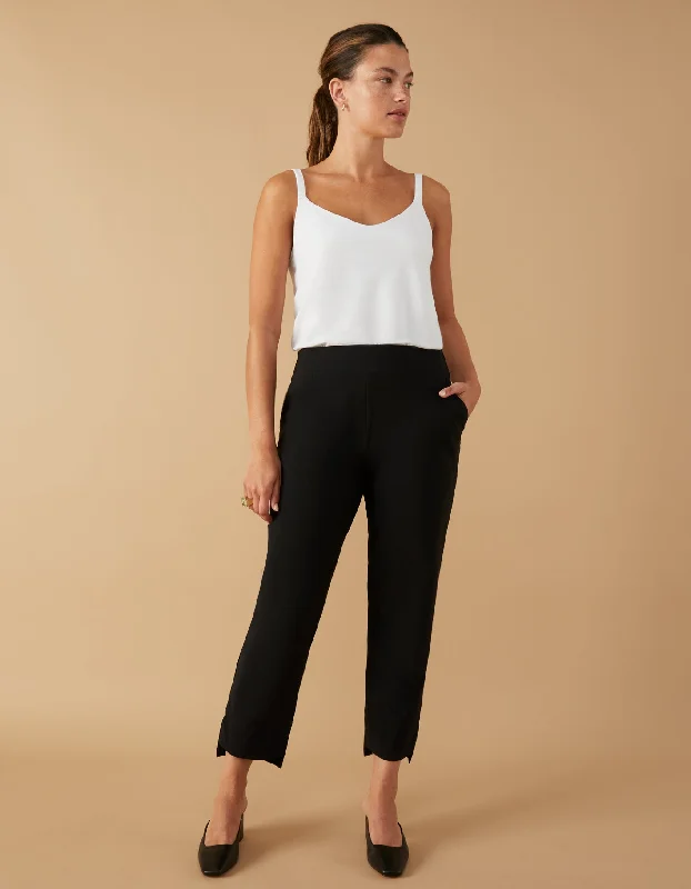 Women's Jodhpurs with Collarless DesignStraight Up Dress Pants