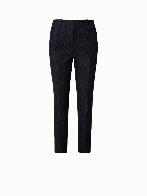 Women's Jodhpurs with Straight HemStretch Denim Slim Pants