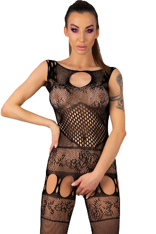 women's pajamas with pockets on legslace-trimmed sleep shortsCorsetti Ambroise Bodystocking