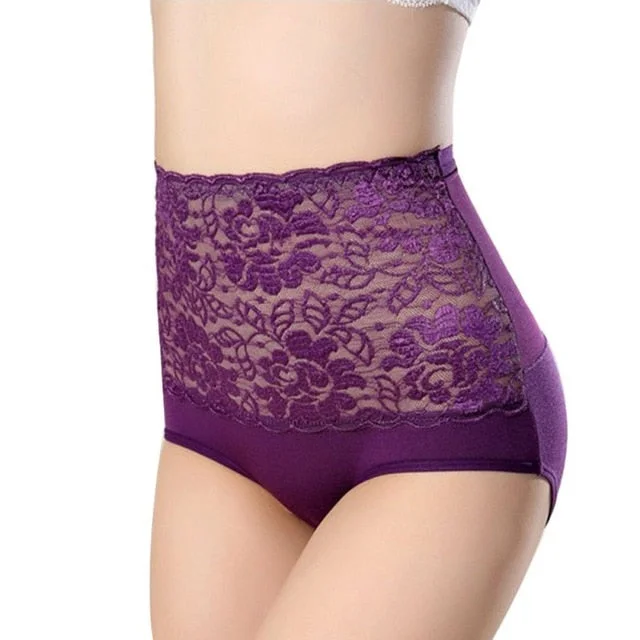 women's pajamas made in USAminimalist seamless brasHigh Waist Lace Shaping Briefs