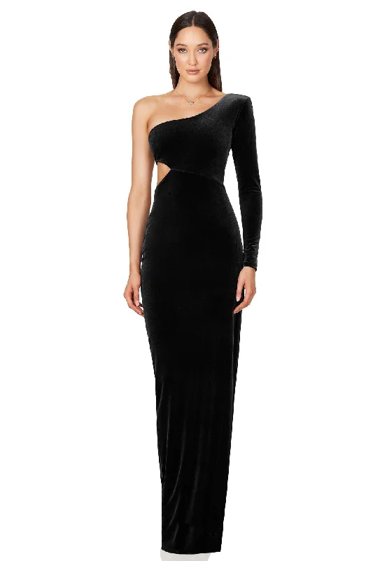 Women's Sweetheart-Neck DressesNookie Dejavu Gown - Black