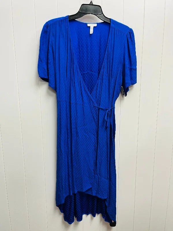 Women's Low Collar DressesBlue Dress Work Leith, Size Xl