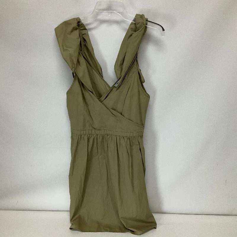 Women's Rounded-Neck DressesBrown Dress Casual Short Madewell, Size 4