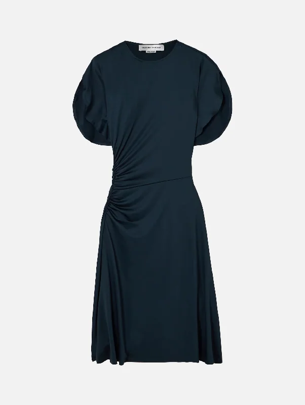 Women's Off-Shoulder DressesCrew Neck Dress in Midnight