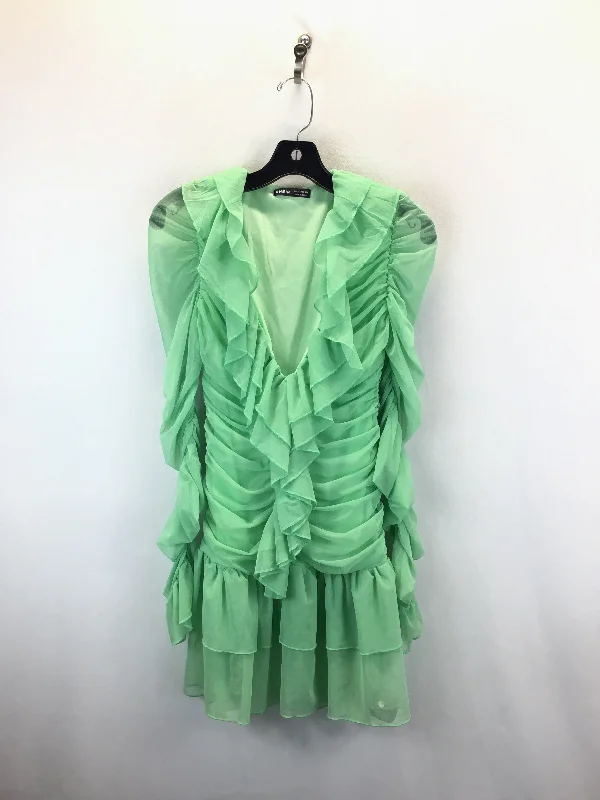 Women's Shirt Collar DressesGreen Dress Casual Short Shein, Size 4