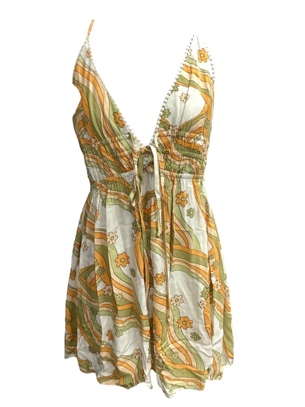 Women's Strapless DressesMulti-colored Dress Casual Short Wild Fable, Size L