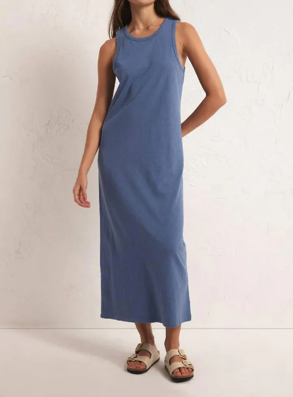 Women's Pleated DressesMystic Midi Dress In Stormy