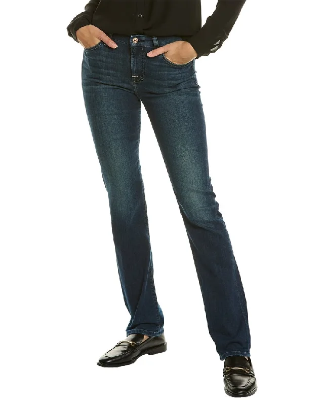 Women's Jodhpurs with U-Shaped Collar7 For All Mankind B(air) Kimmie Fate Form Fitted Straight Leg Jean