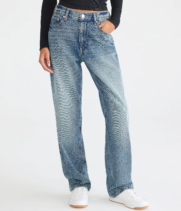 Women's Tapered PantsAeropostale High-Rise Baggy Jean