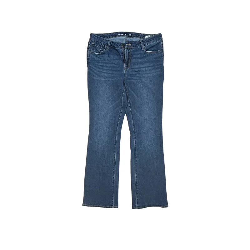 Women's Jodhpurs with Ankle LengthJeans Boot Cut By Old Navy In Blue Denim, Size:14