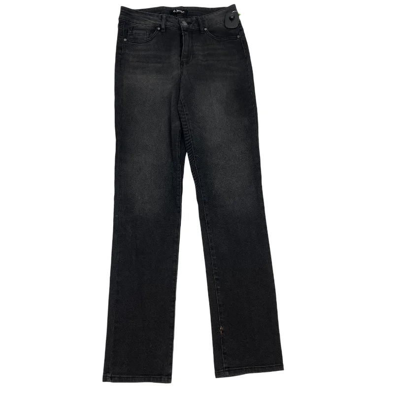 Women's Jodhpurs with Square NeckJeans Skinny By D Jeans In Black Denim, Size: 4