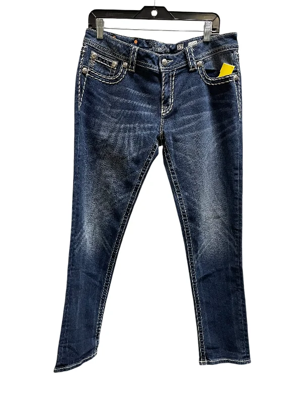  Women's High-Waisted PantsJeans Skinny By Miss Me In Blue Denim, Size: 12