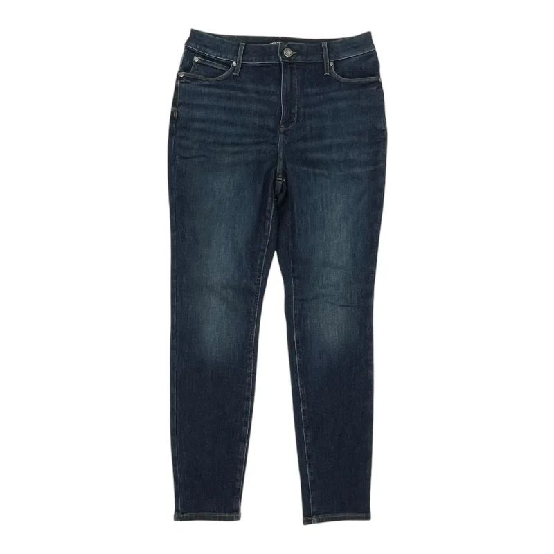 Women's Jodhpurs with Straight LegJeans Skinny By Simply Vera In Blue Denim, Size:12